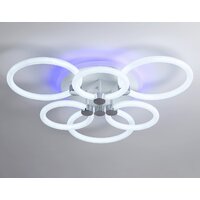 Припотолочная люстра Ambrella light Acrylica FA3844/3+3 WH (белый)
