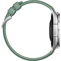 Умные часы Huawei Watch GT 6 46 мм (серебристый, с зеленым плетеным ремешком, международная версия)