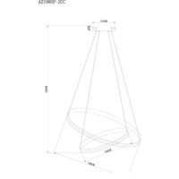 Подвесная люстра Arte Lamp Meridiana A2198SP-2CC