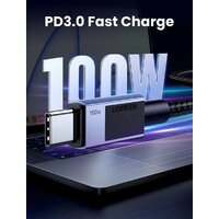 Кабель Ugreen L512 USB Type-C - USB Type-C 45063 (1 м, черный)