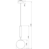 Подвесная люстра Moderli Host V2850-1P