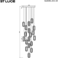 Подвесная люстра ST Luce SL6506.203.18