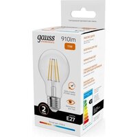 Светодиодная лампочка Gauss Filament Elementary А60 11Вт 2700К Е27 22211