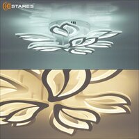 Подвесная люстра Estares Medea 120W 9F-RC-645x135-WHITE/WHITE-220-IP20