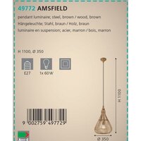 Подвесная люстра Eglo Amisfield 49772