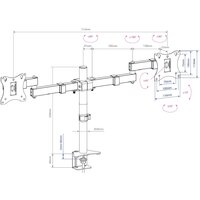 Кронштейн для монитора Arm Media LCD-T04