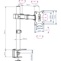 Кронштейн для монитора Arm Media LCD-T02