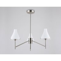 Подвесная люстра Ambrella light LH57121/3 SN/FR (никель/белый матовый)