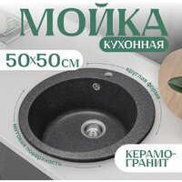 Кухонная мойка Saniteco Linea (графит)