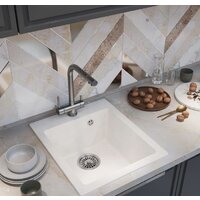 Кухонная мойка Mixline ML-GM14 551907 (ультра-белый)