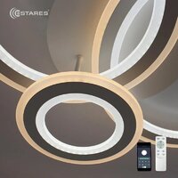 Припотолочная люстра Estares Triplex Round 108W 3R-APP-713х492х128-WHITE/WHITE-220-IP20