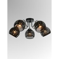 Люстра средней высоты Aitin Pro НПБ 02-5x60-102 70015/5 (черный/хром)