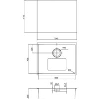 Кухонная мойка IDDIS Edifice EDI54S0i77