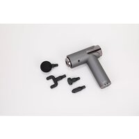 Перкуссионный массажер Miru BM-19 (4 насадки, серый)