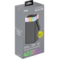 Внешний аккумулятор TFN Apollo RGB 22.5W 40000mAh (серый)