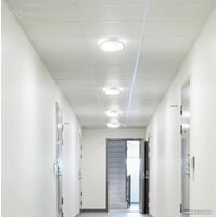 Припотолочная люстра Estares DLR 25W R-280-CW-WHITE/WHITE-220-IP44