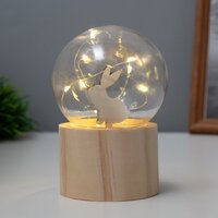 Ночник Risalux Шар-заяц 10553466 (коричневый)
