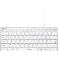 Клавиатура A4Tech Fstyler FBX51C (серебристый/белый)