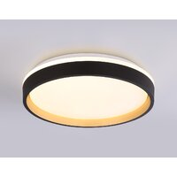 Припотолочная люстра Ambrella light Orbital FZ604 BK/GD (черный/золото)