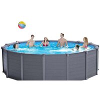Каркасный бассейн Intex Graphite Gray Panel 26384 (478х124)