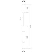 Подвесная люстра Евросвет 50210/1 LED (белый)