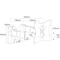 Кронштейн для телевизора Maclean MC-503A (черный)
