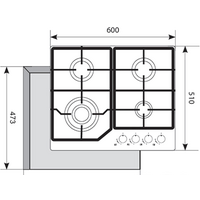 Варочная панель Akpo PGA 604 LXE