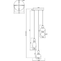 Подвесная люстра Moderli Glaze V11702-PL