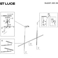 Подвесная люстра ST Luce SL6207.203.50