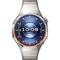 Умные часы Huawei Watch GT 6 Pro 46 мм (серебристый, с серебристым браслетом, международная версия)