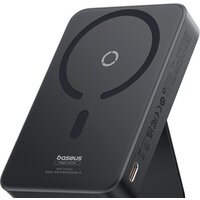 Внешний аккумулятор Baseus MagPro Magnetic Bracket Wireless Fast-Charging Power Bank 20W 5000mAh (черный)