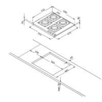 Варочная панель Korting HG 631 CTRI