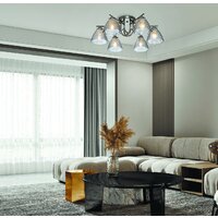 Люстра средней высоты Escada Adonis 659/6PL E27*60W Black