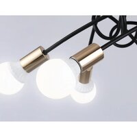 Люстра средней высоты Ambrella light Traditional TR80419/5 BK/GD (черный/золото)