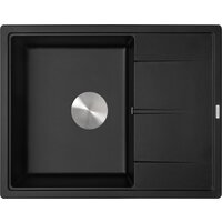 Кухонная мойка ZorG Rock 65 Premium black metallic