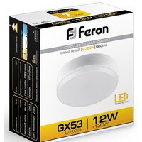 Светодиодная лампочка Feron LB-453 GX53 12 Вт 2700 К