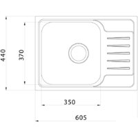 Кухонная мойка IDDIS Sound SND60SDi77