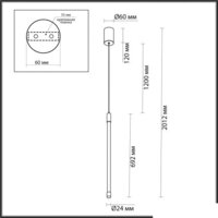 Подвесная люстра Odeon Light Anta 4393/14L
