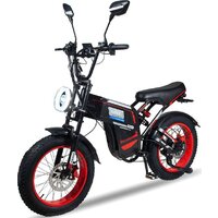 Электровелосипед Minako Apex 2025 (черный/красный)