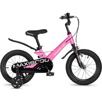 Детский велосипед Maxiscoo Space Стандарт Плюс 14 2026 MSC-S1453 (розовый глянцевый)