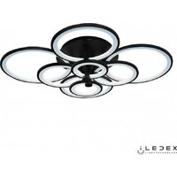 Припотолочная люстра iLedex Ring A001/8 (черный)