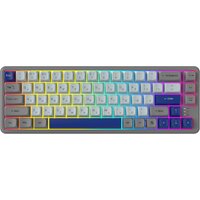 Клавиатура Ritmix RKB-568BL (серый/голубой)