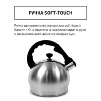 Чайник со свистком TimA WTK196