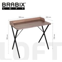 Стол для ноутбука Brabix Loft Cd-008 641863 (дуб мореный)