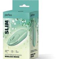 Мышь Perfeo Slim (зеленый)
