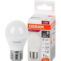 Светодиодная лампочка Osram LV CL P75 10 SW/840 230V E27 10X1 RU