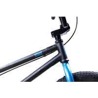 Велосипед Stark Madness BMX 4 2025 (графит матовый/синий металлик/черный)