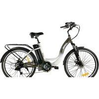 Электровелосипед Eltreco White 2422 (белый/серый)