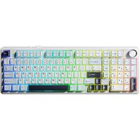 Клавиатура AULA F99 Pro (белый/синий/черный, Leobog Star Vector)