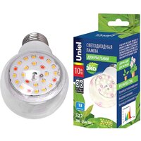 Светодиодная лампочка Uniel LED-A60-10W/SPFB/E27/CL PLP30WH UL-00007404